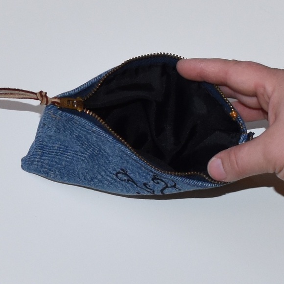 Cosmetics bag pouch clutch organizer floral design - Picture 3 of 4